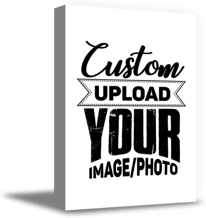 Arte de pared personalizado de foto a lienzo, personaliza tu imagen sobre lienzo, impresión de imagen personal enmarcada de 8 x 10 pulgadas