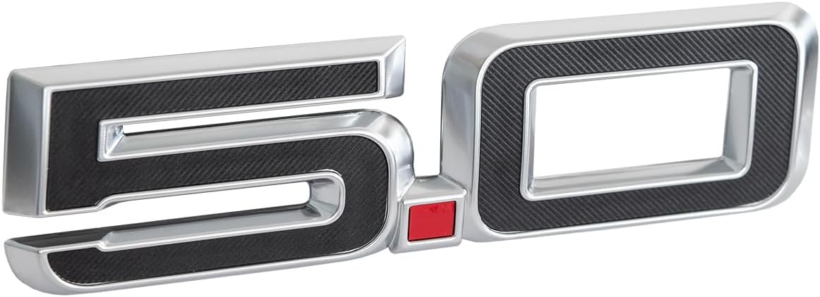 OEM PR3Z-16228-A Emblema de guardabarros plateado 5.0 hecho para Ford Mustang GT 2024