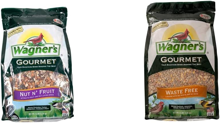 Wagner’s Paquete de comida gourmet para pájaros silvestres (5 libras cada uno)