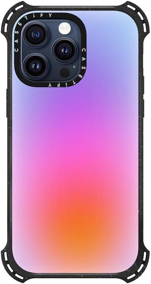 CASETiFY Funda Bounce para iPhone 15 Pro Max 6 veces probada contra caídas de grado militar, protección contra caídas de 21.3 pies, compatible con