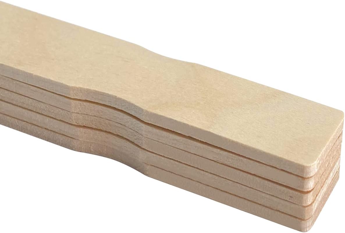 Paquete de 25 palitos de pintura de madera, 12 pulgadas para mezclar, agitadores de pintura, marcadores de jardín y biblioteca