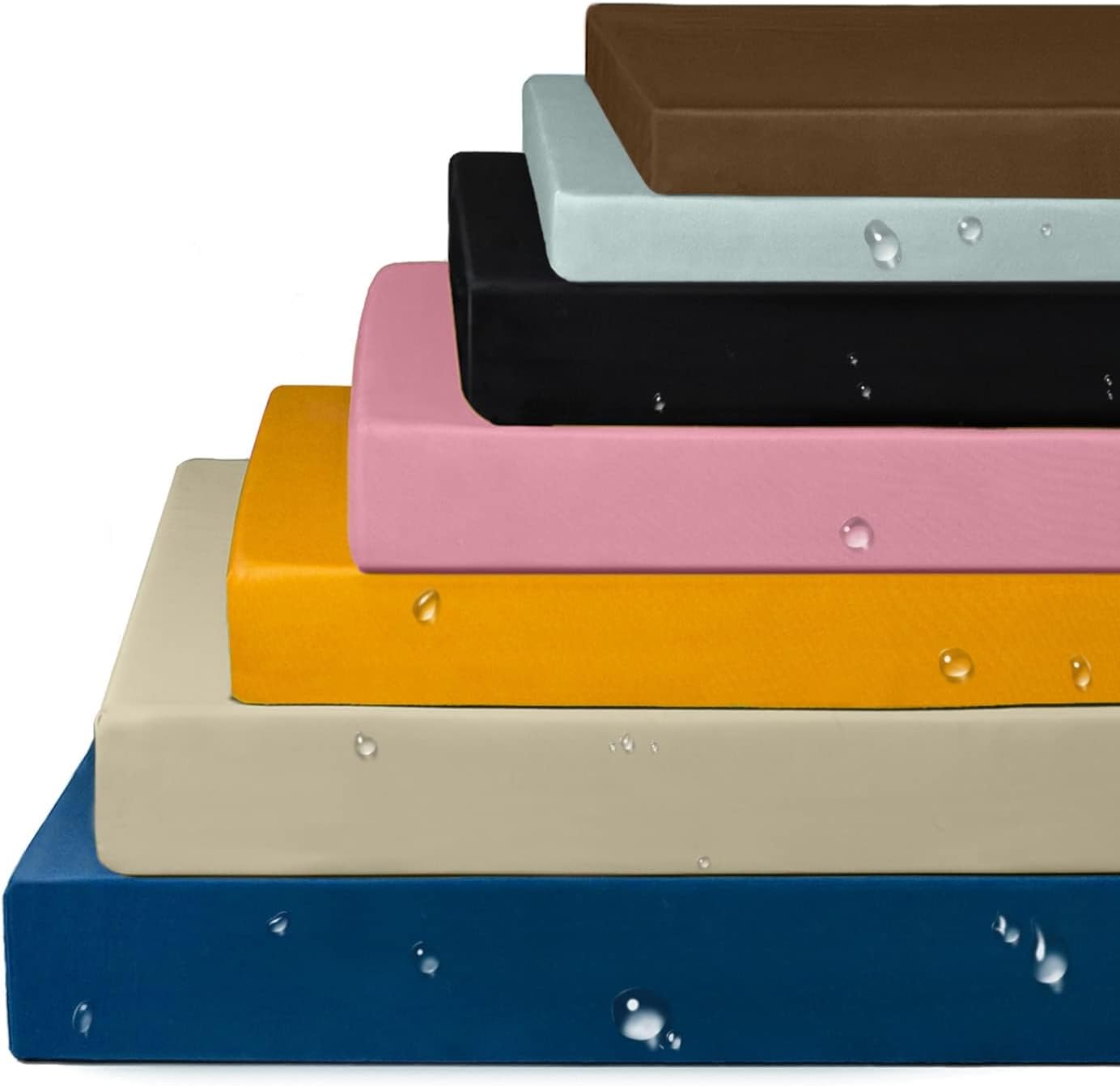 Cojines de banco de tamaño personalizado para interiores y exteriores, cojines de asiento impermeables para muebles de patio, cojín de banco para