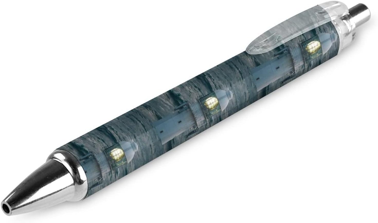 TOPISE Lighthouse in The Storm – Bolígrafo retráctil para escribir, suministros de oficina, regalos para mujeres y hombres