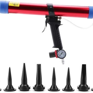 Marhynchus Sellador de pegamento de vidrio neumático Cartucho de pistola de calafateo Pistola de aire 300  600ML para aparatos electrónicos, Marhynchus Sellador de pegamento de vidrio neumático Cartucho de pistola de calafateo Pistola de aire 300  600ML para aparatos electrónicos,