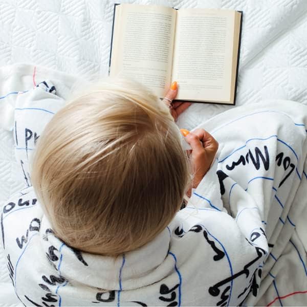 Manta personalizada con letras de forro polar, regalo de amor personalizado, regalo inspirador para mi hija, hijo de parte de mamá, papá,
