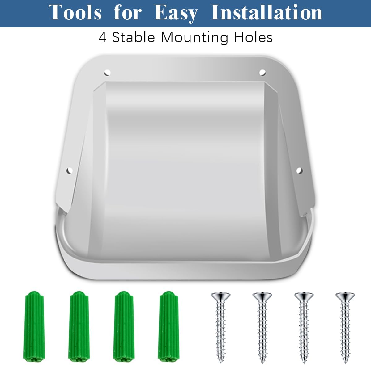 WEILAILIFE Funda universal para cámara para exteriores, plástico ABS resistente a la intemperie, pantalla de seguridad para domo, bala, cámaras