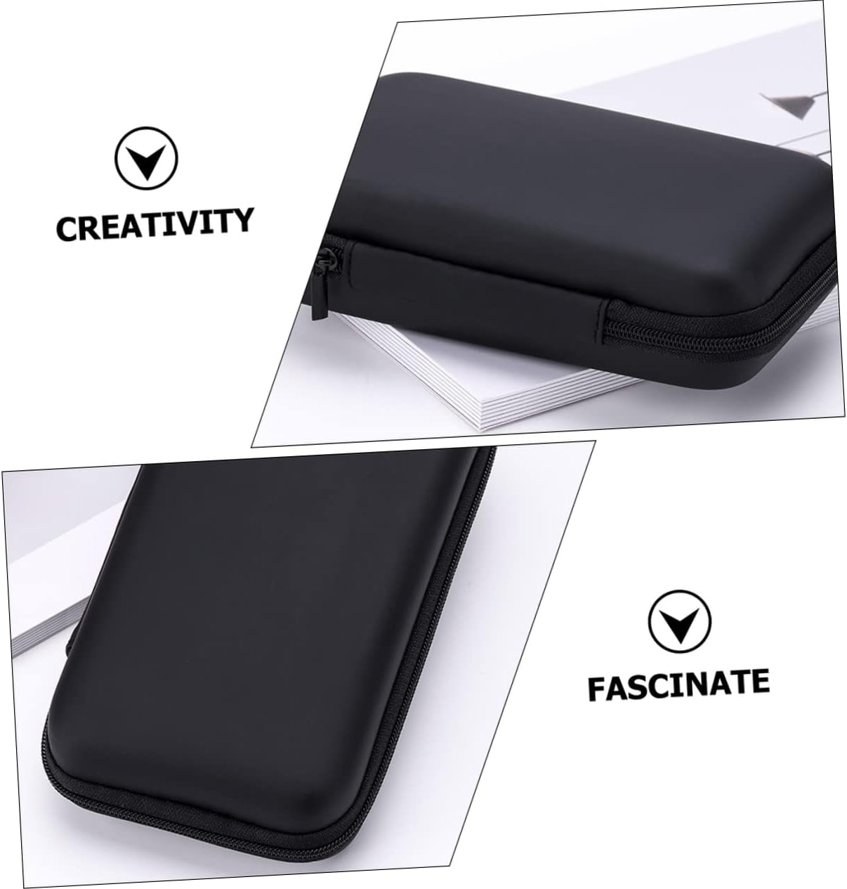 ULDIGI Bolsa de almacenamiento a prueba de golpes, bolsa para auriculares, unidad de disco duro, organizador de cables, bolsa organizadora de