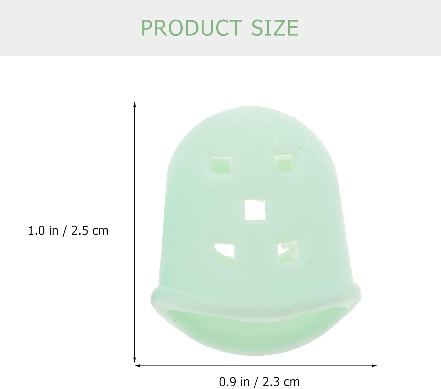 Kisangel 2 pares de kalimba para dedo, púas para el pulgar de guitarra, protector de dedos de Kalimba, protectores de dedos de bajo, tapas de dedos