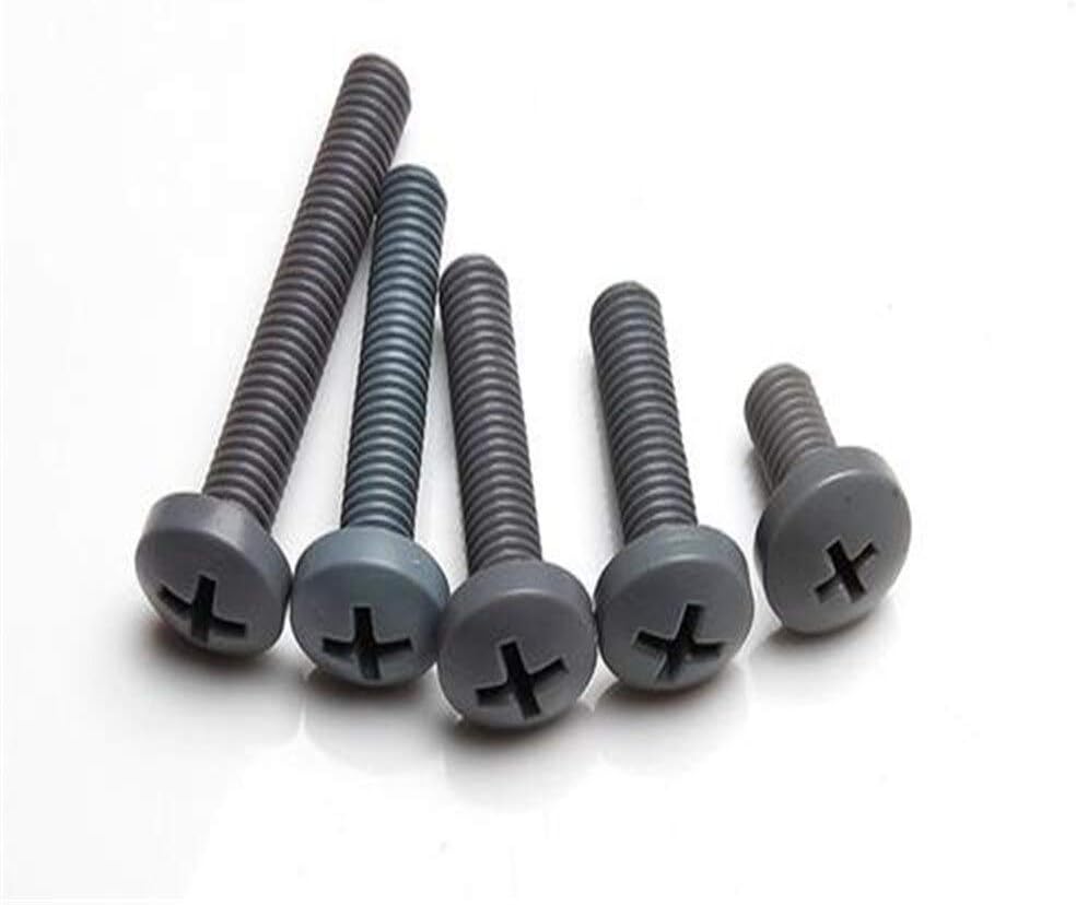 Tornillo de cabeza plana de plástico M2M2.5 Tornillos de nylon planos Empotrados Cruz Contador Elevado Plaine Puntas Tornillos Vis Viti DIN34812 –