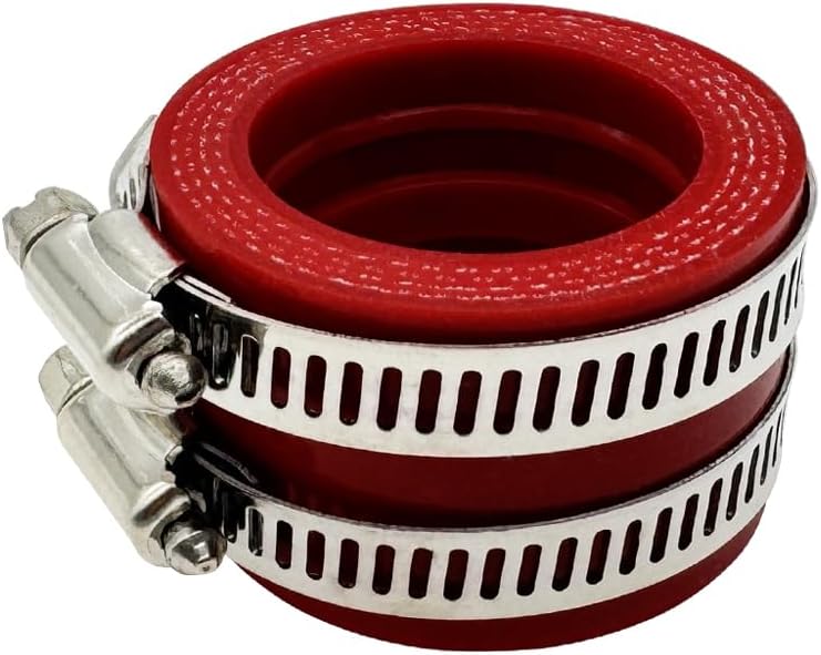 Adaptador de colector de tubo de admisión de carburador de 35, 40, 1.772 in, junta de arranque para motocicleta Dirt Pit Bike (1.772 inrojo)