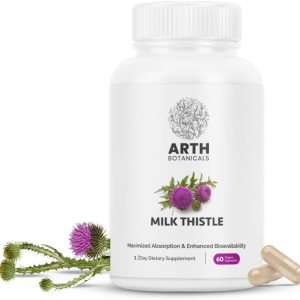 Cardo mariano, 100% natural  500 mg x 60 cápsulas veganas  Extractos de cardo mariano para una absorción y potencia maximizadas Cardo mariano, 100% natural  500 mg x 60 cápsulas veganas  Extractos de cardo mariano para una absorción y potencia maximizadas