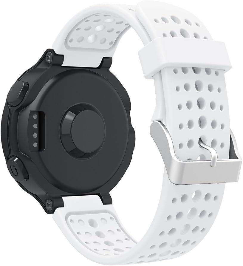 REYDA Correa de silicona compatible con Garmin Forerunner 220230235235 Lite620630735XT, pulsera de silicona suave y transpirable con hebilla de