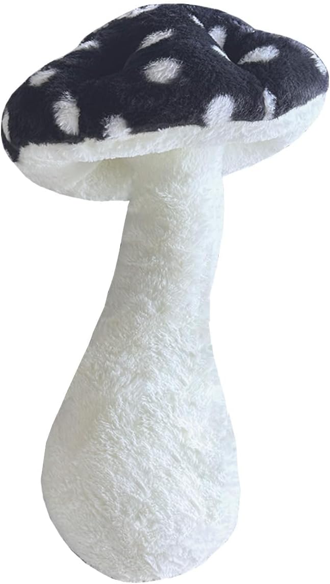 Hofun4U Almohada de felpa con forma de hongo de 51 pulgadas, almohada larga con forma de hongo, almohada corporal de felpa de hongo, regalos de