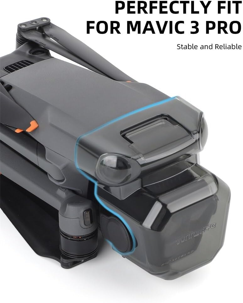 Cubierta de cardán integrada para DJI Mavic 3 Pro Drone Accesorios Transparente Lente Visión Protector de Plástico Cámara Set
