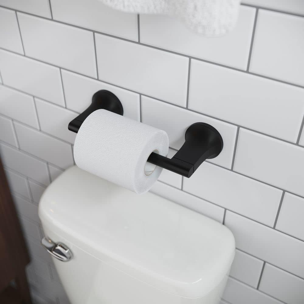 Pfister BPHPFM0B Pfirst Modern – Soporte para papel higiénico, color negro mate