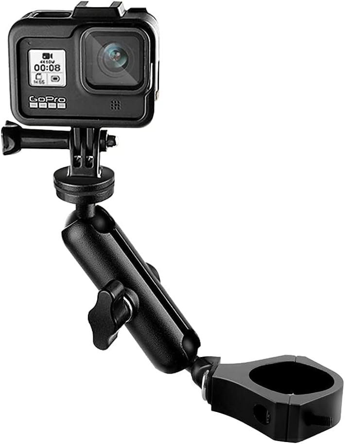 Soporte de montaje de cámara UTV ATV 360  GoPro Roll Bar Mount Accesorios de cámaras de acción accesorio para barra de rollo y tubo de 1.75″-2″