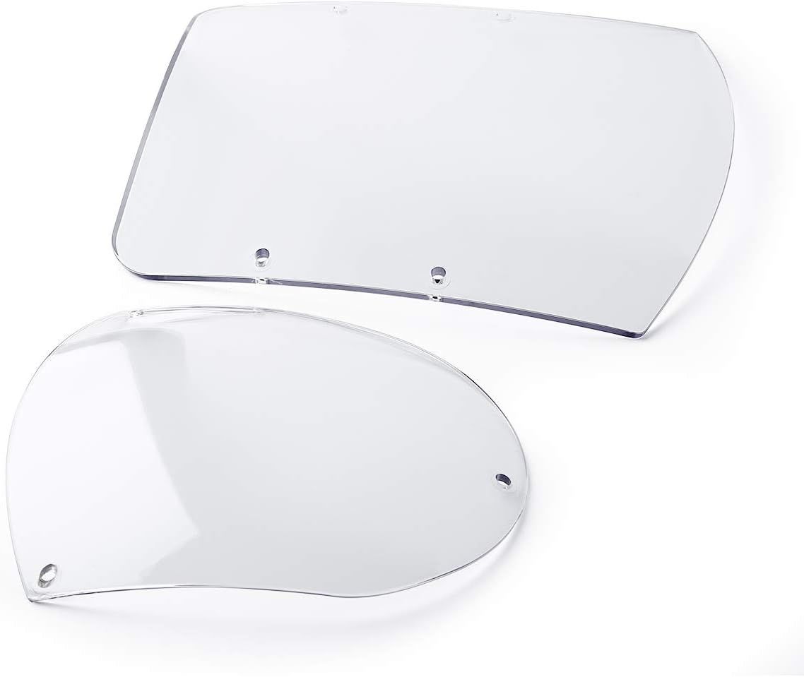Kit de carenado transparente para parabrisas XMT-Moto para Harley 1988 y posteriores XL, 1986-1994 FXR y Dyna 1995-2005
