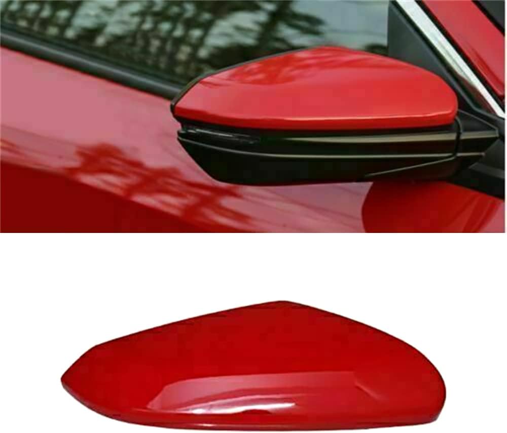 TOTMOX Carcasa para espejo retrovisor, cubierta para espejo retrovisor lateral, compatible con Honda Civic 10th 2016-2020, lado izquierdo del