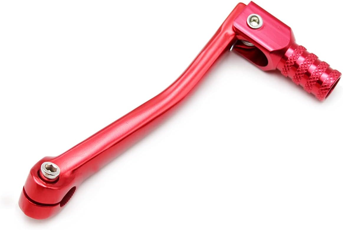 PRO BAT Manija de palanca de cambios de mano para motocicleta de 110 cc, 125 cc, 135 cc, 150 cc, 200 cc, 252 cc, cuatrimoto, ATV, buggy, rojo