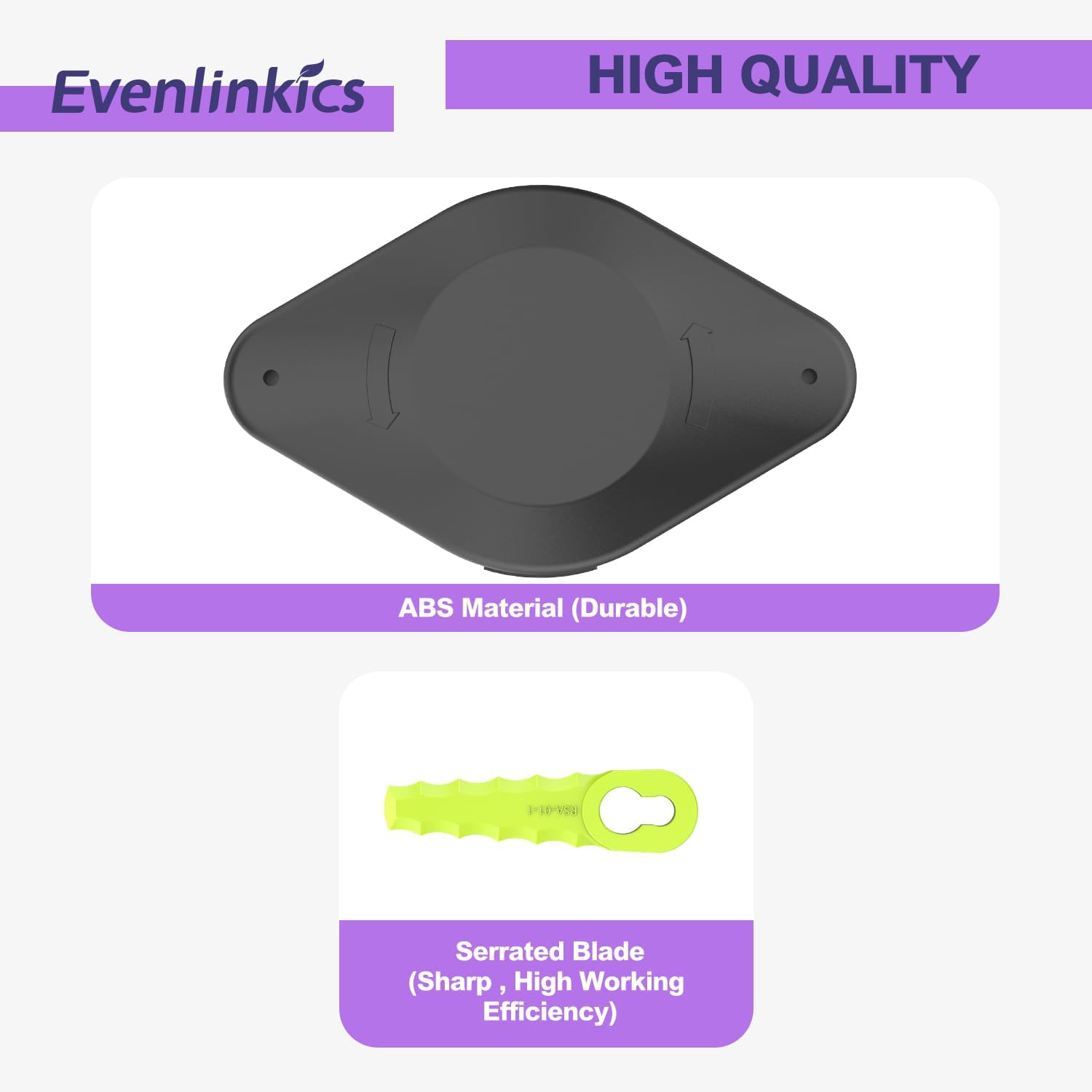 Cabezal de cuchilla para malezas, compatible con desbrozadoras Ryobi de 18 voltios, 24 voltios y 40 voltios, puede reemplazar el cabezal de