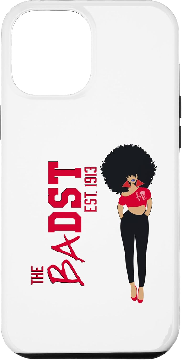 iPhone 12 Pro Max Sassy Afro Lady Heels The Badst Love Elephant Case