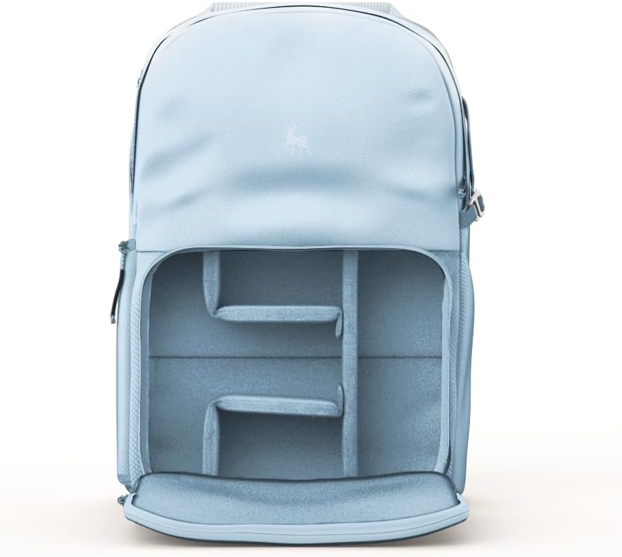 BREVITE Jumper Photo Mochila compacta para cámara una mochila de fotografía minimalista y apta para viajes, compatible con accesorios para