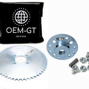 Juego de piñones y bujes traseros para Mini Bike Go Kart 54 dientes para 520 ejes de cadena de 1 pulgada Juego de piñones y bujes traseros para Mini Bike Go Kart 54 dientes para 520 ejes de cadena de 1 pulgada