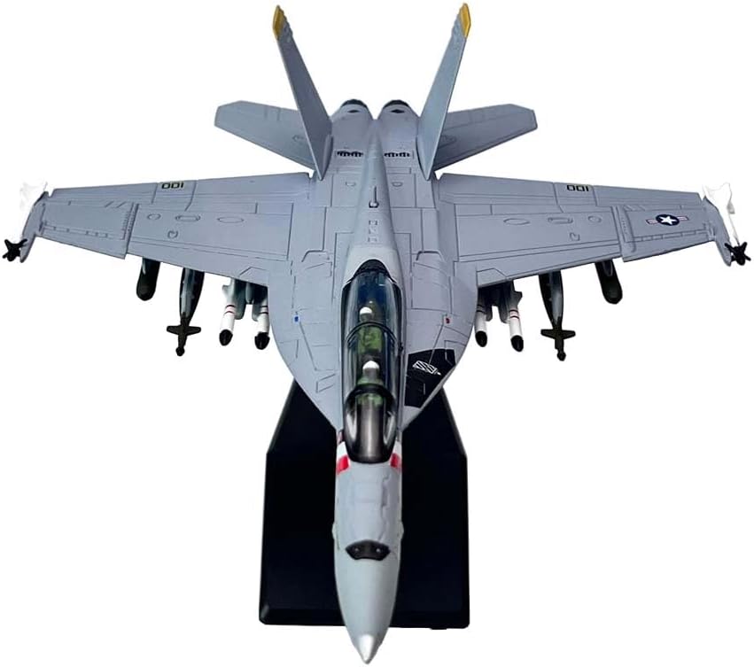 Escala 1100 US F18 FA-18F Super Hornet VFA-2 Avión de combate Avión de Metal Militar Avión Juguete Modelo Colección Regalo