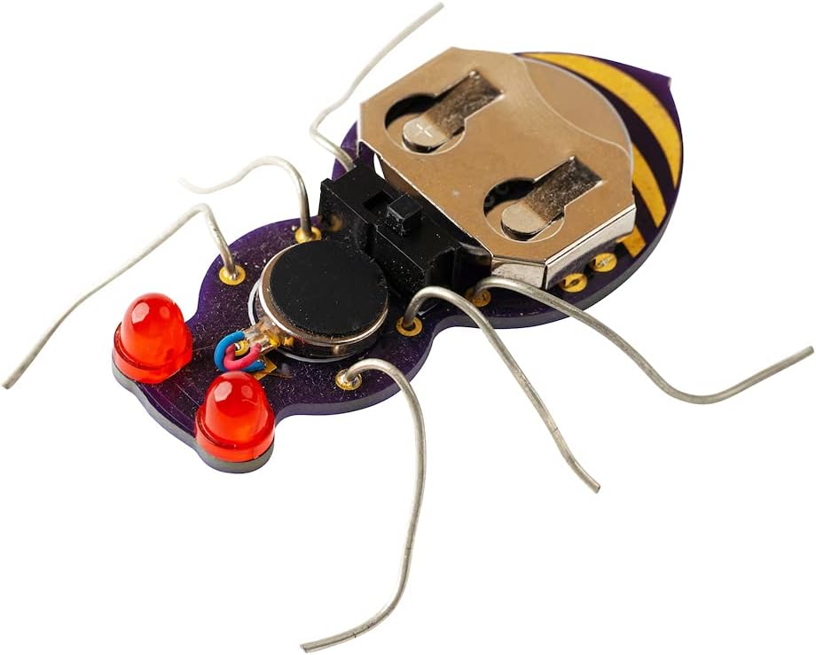 Jitterbug Kit de soldadura  Proyectos electrónicos de bricolaje para principiantes  Proyecto de ciencia de práctica STEM  Placas de circuito de