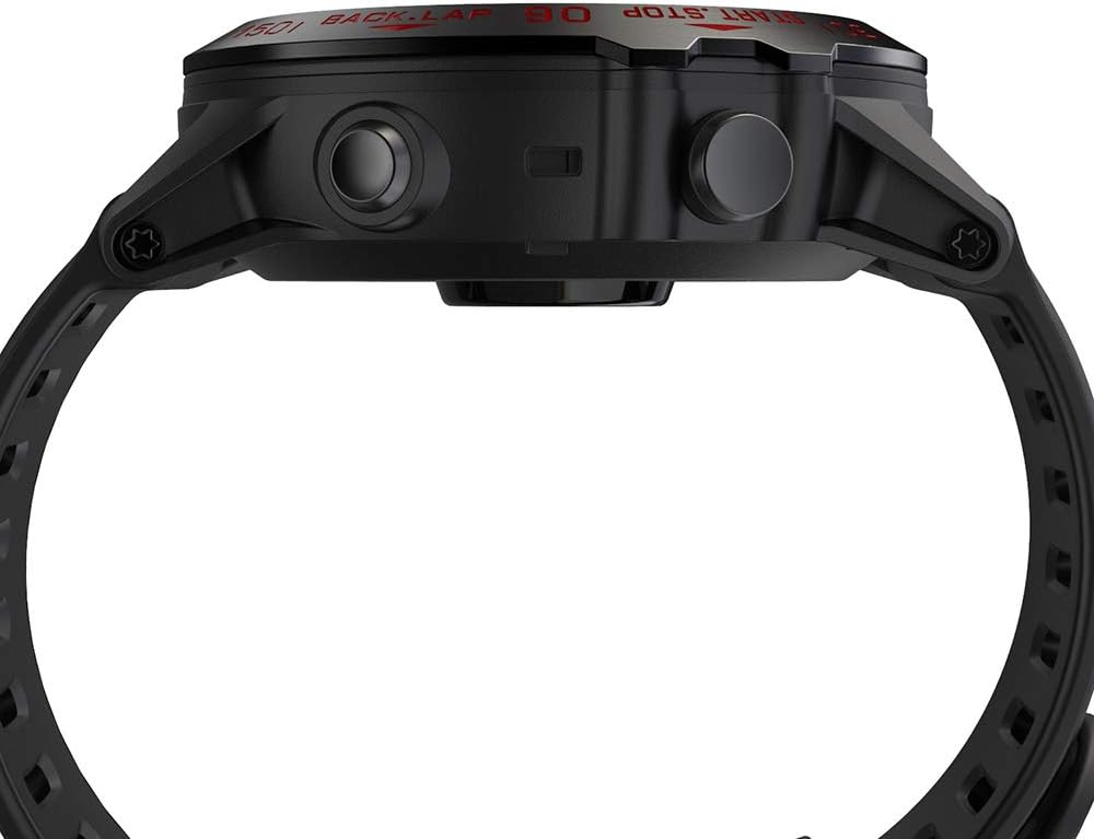 Anillo de bisel compatible con Garmin Fenix 3Fenix 3 HR bisel Loop cubierta adhesiva antiarañazos acero inoxidable bisel de metal marco de estilo