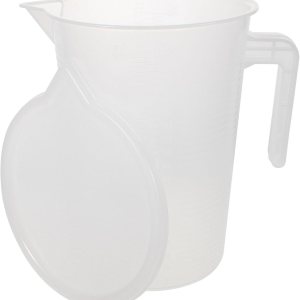 Jarras medidoras de leche jarra de medición de plástico de 5 l, jarra de mezcla graduada, cilindro grande, taza medida, taza de leche líquida, Jarras medidoras de leche jarra de medición de plástico de 5 l, jarra de mezcla graduada, cilindro grande, taza medida, taza de leche líquida,