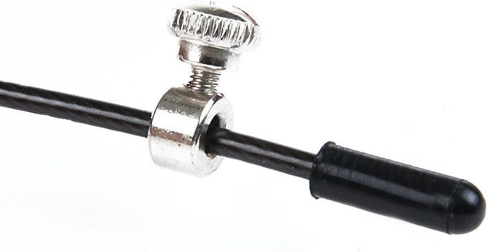 JUSTDOLIFE – Cuerda de fitness para interiores, cuerda de saltar ajustable de alta calidad de 9.84 pies con cable de velocidad rápida y asas de