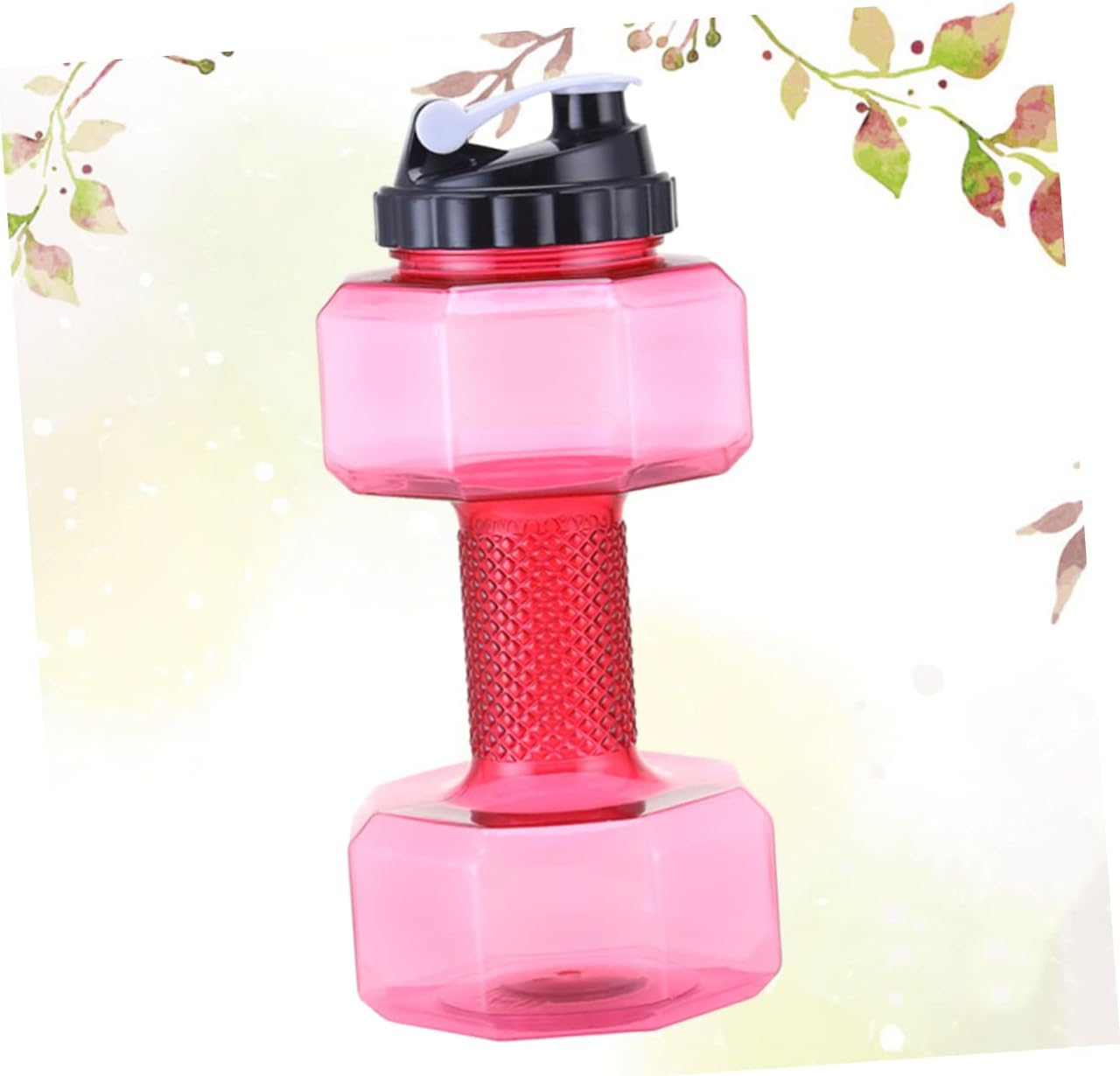 INOOMP 1 botella de agua con mancuernas para levantamiento de pesas, mancuernas deportivas, hervidor de agua, taza de agua de alta capacidad para