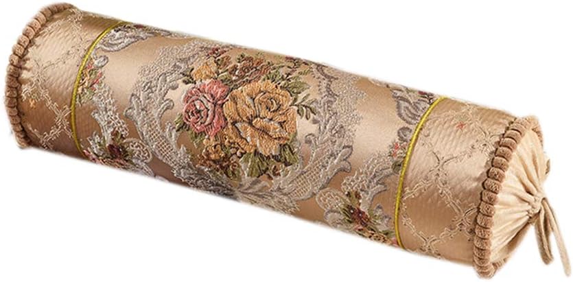 Almohada redonda multifuncional de caramelo para sofá, almohada decorativa de lujo, almohada cilíndrica cervical, almohada de cuello largo para