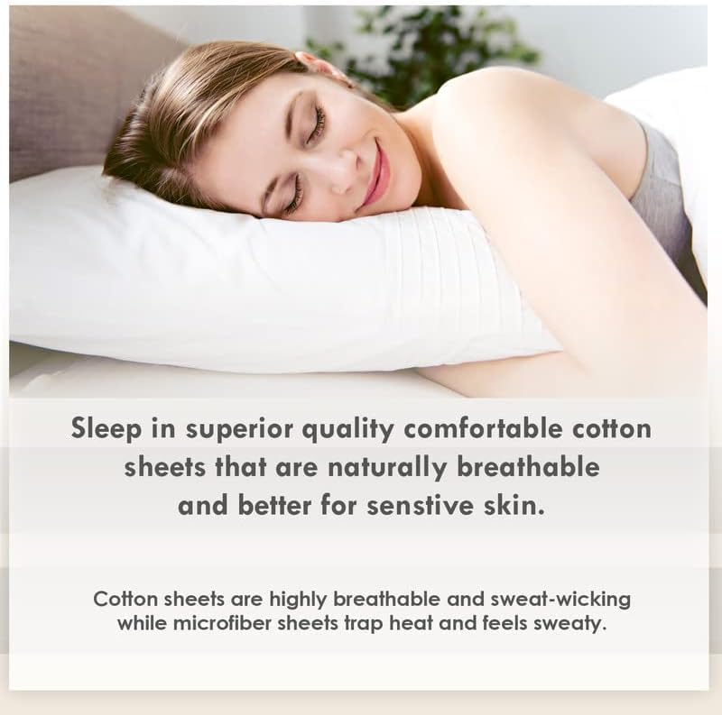 Pizuna Funda de almohada de algodón tamaño Queen, color negro, 400 hilos, 100% algodón peinado de fibra larga, tejido de satén, fundas de almohada
