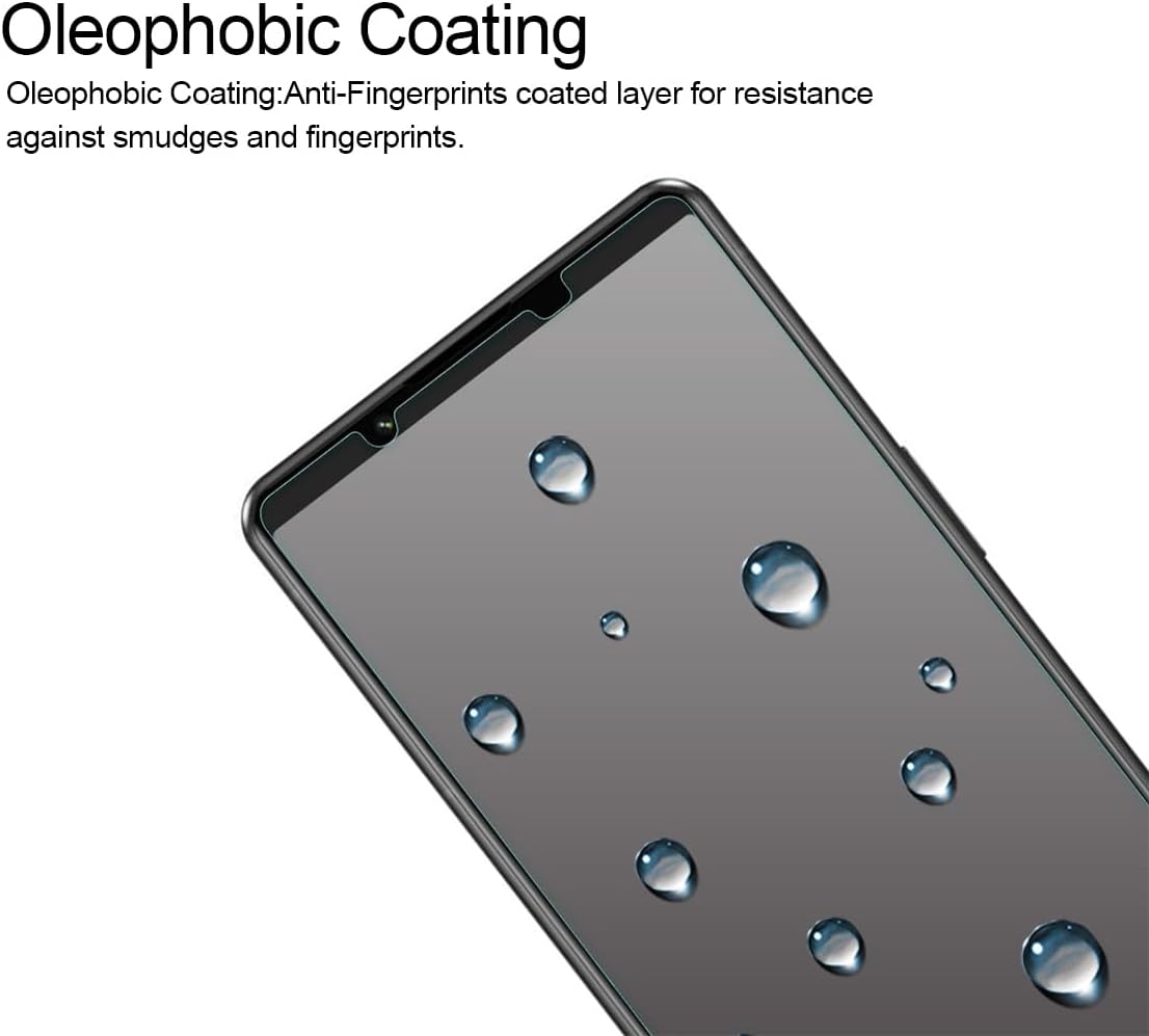 Supershieldz Protector de pantalla de vidrio templado diseñado para Sony (Xperia 5 V), antiarañazos, sin burbujas
