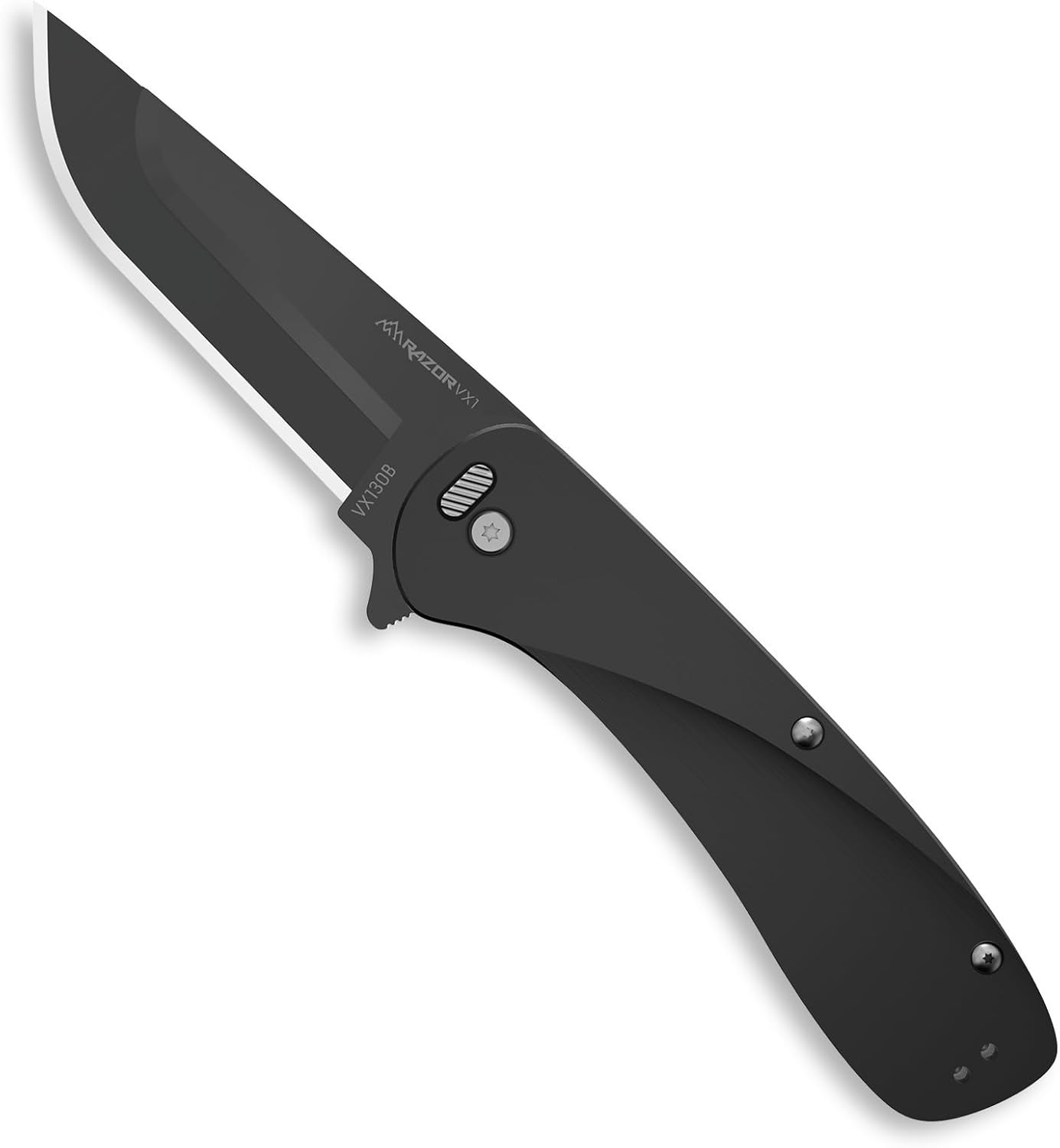 OUTDOOR EDGE RAZOR VX1 – Cuchillo de bolsillo plegable EDC asistido con hoja reemplazable  Hoja de acero inoxidable de 3 pulgadas, mango de aluminio