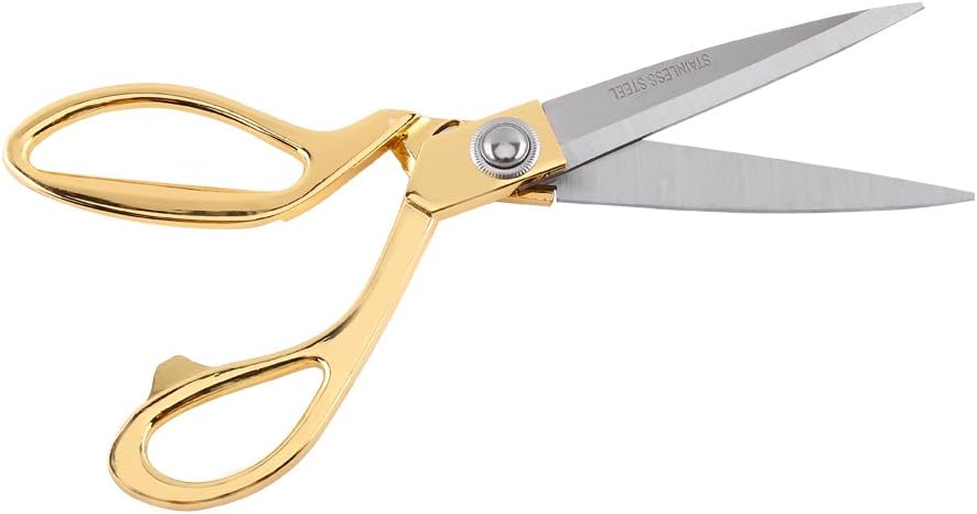 Tijeras de corte de costura, tijeras multiusos, tijeras de tela, tijeras de coser estilo vintage, tijeras de tejer con mango cómodo para coser