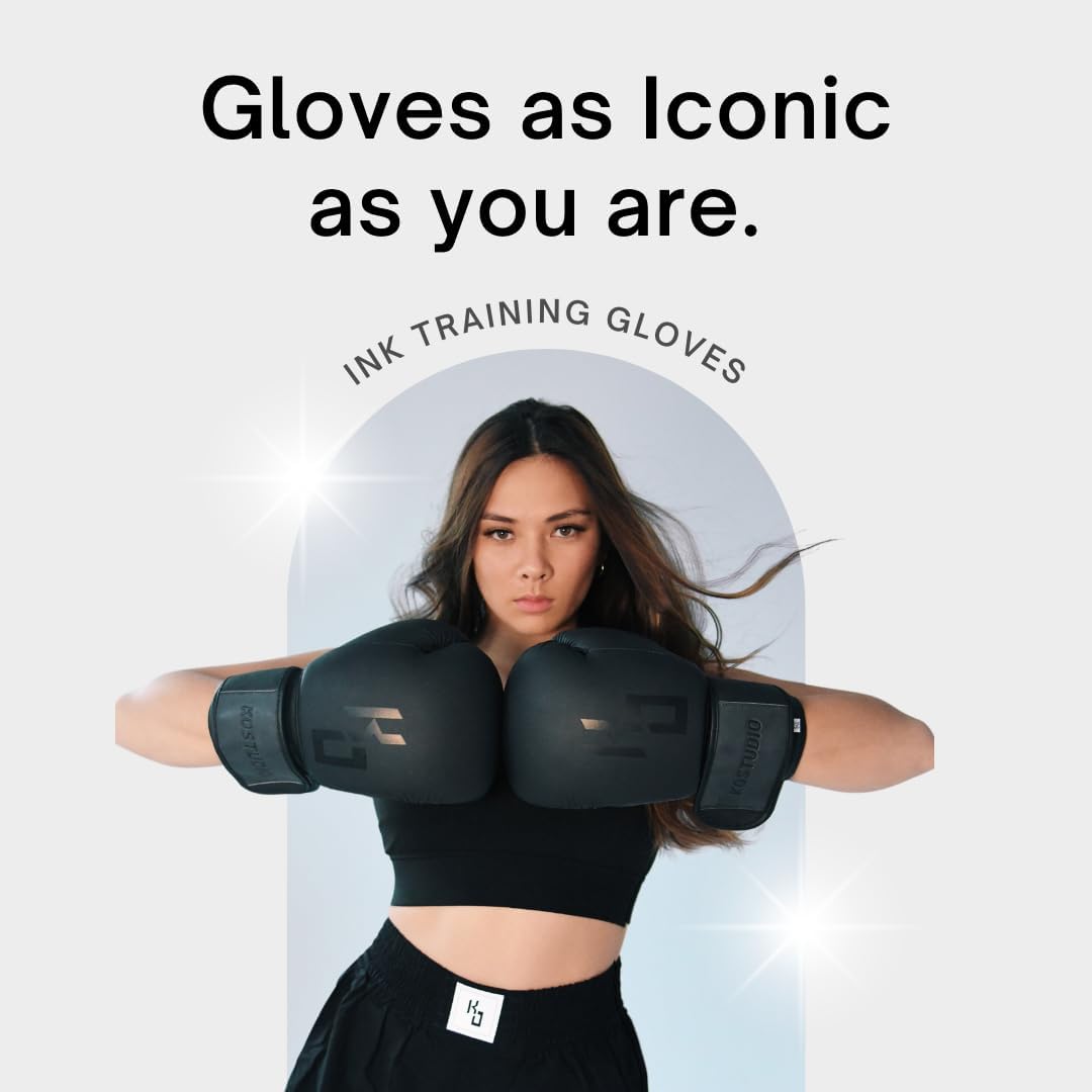 KoStudio Guantes de boxeo de piel sintética para mujer, color morado lavanda, kickboxing, Muay Thai, MMA para mujer, guantes de boxeo pesados para