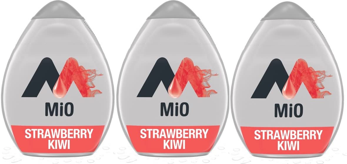 MiO – Potenciador líquido de sabor  Paquete de 3 por Southwind Enterprises (fresa Kiwi)