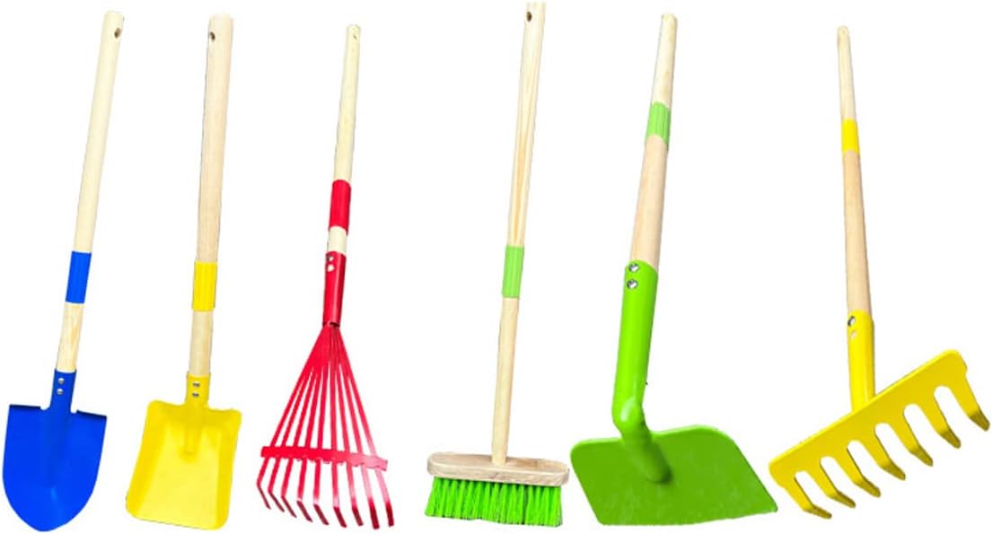 Xifando Mini herramientas de jardín – Herramientas de mano para jardinería y cuidado del césped para niñosJuego de herramientas de patio pequeño y