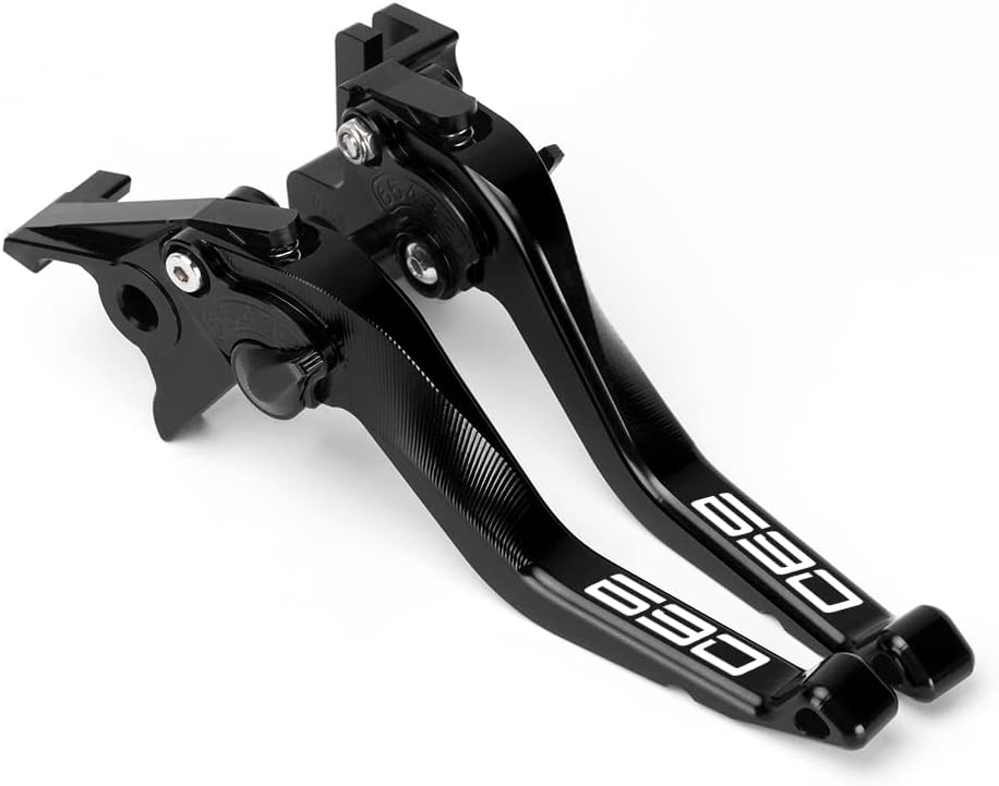 Para KTM 690 Duke R 2014-2017 motocicleta aluminio Shorty freno embrague palancas 690duke r Accesorios (negro)