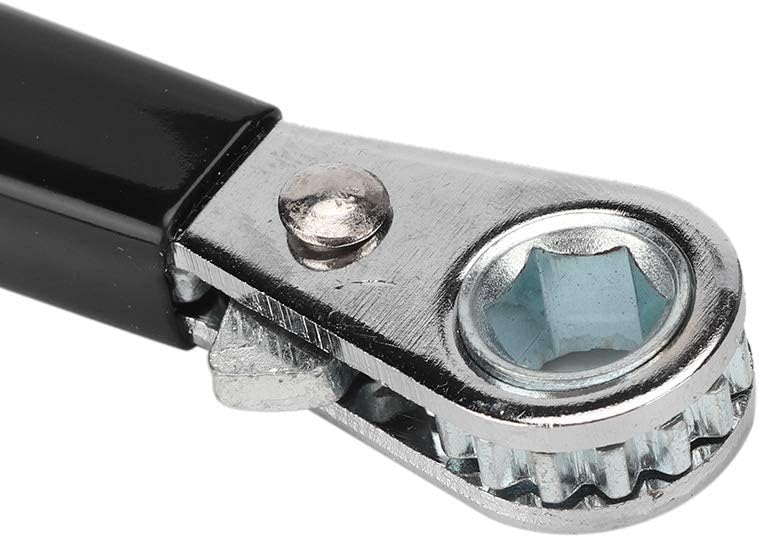 Llave de terminal lateral, 516″ 6 puntos extremo aislado mango lateral terminal de batería llave de trinquete herramienta de reparación automática