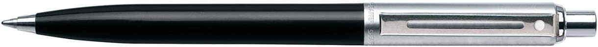 Sheaffer E23211151CS Sentinel Brushed Chrome Cap Barrel Bolígrafo – Negro