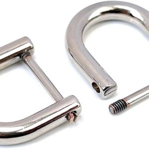 4 anillos D atornillables en forma de U, anillo D, accesorios de llavero de cuero para manualidades (0.51 pulgadas, plateado) 4 anillos D atornillables en forma de U, anillo D, accesorios de llavero de cuero para manualidades (0.51 pulgadas, plateado)