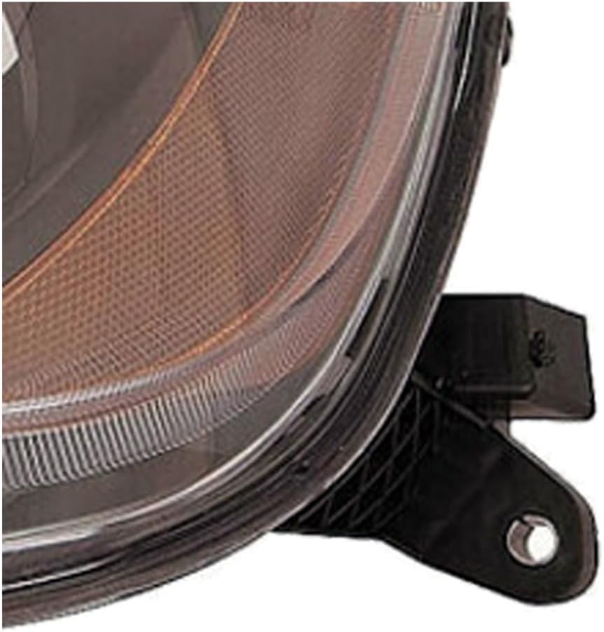 Para Kenworth T680 2013 14 15 16 17 2018 montaje de faros delanteros lado del conductor  HID  Bisel negro  Reemplazo para P54-6102-10000