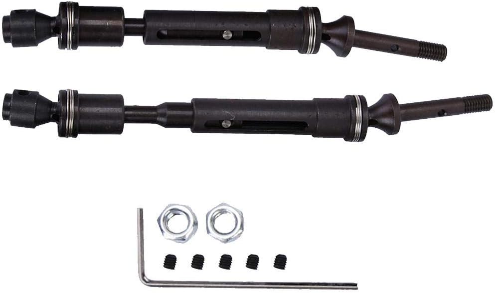 Eje de transmisión del camión de RC, piezas de actualización duraderas del eje de transmisión del metal del eje de transmisión del coche RC (trasera)