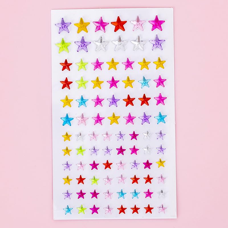 Calcomanías autoadhesivas de diamantes de imitación para Halloween, fiestas, tatuajes, arcoíris, cuerpo, cara, ojos, cabello, accesorios de festival