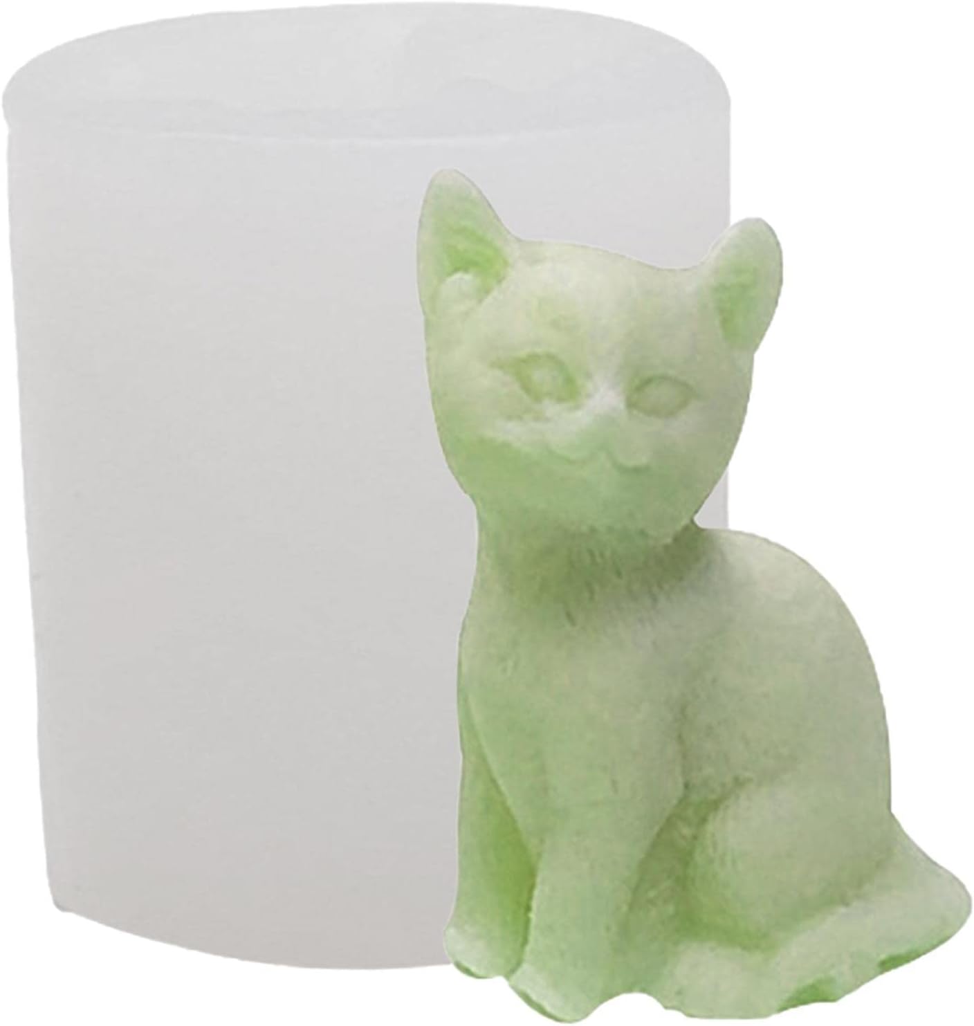 Molde de silicona para gatos  Moldes de silicona para dormir para gatos  Moldes de silicona para velas de gato, molde de fondant para hacer