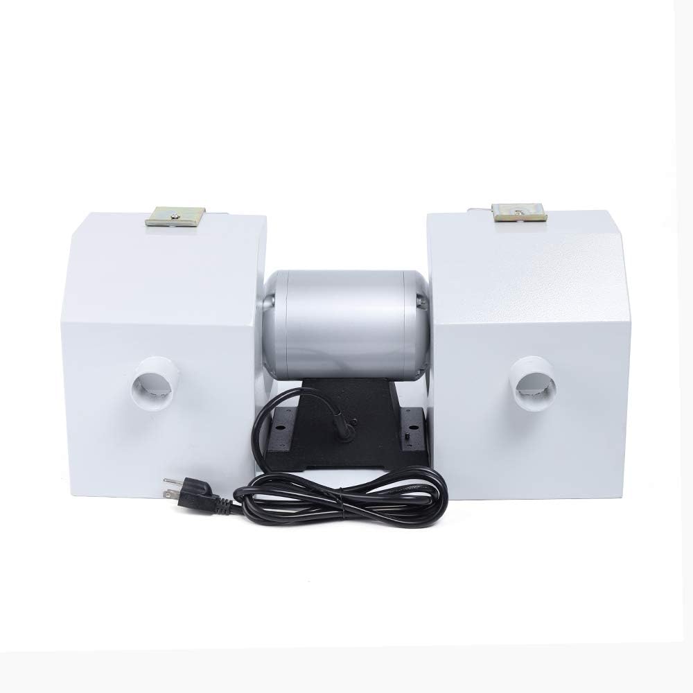 Pulidora de joyas de 550 W, pulidora de búfer de sobremesa, máquina pulidora de torno de banco, máquina pulidora para joyas, madera, plata, ámbar,